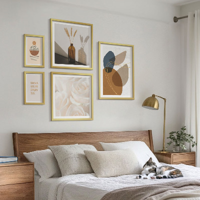 Bilderset fürs sofa Boho-Pflanzendekorationen