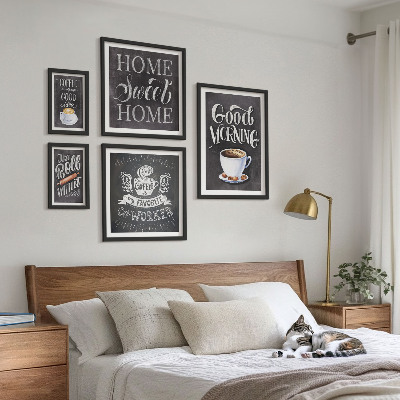 Modernes wandbilder-set Rustikale Kaffeeinspirationen