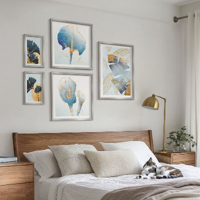 Modernes wandbilder-set Moderne Pflanzenmotive