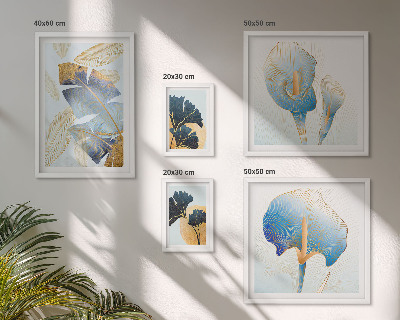 Modernes wandbilder-set Moderne Pflanzenmotive