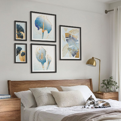Modernes wandbilder-set Moderne Pflanzenmotive