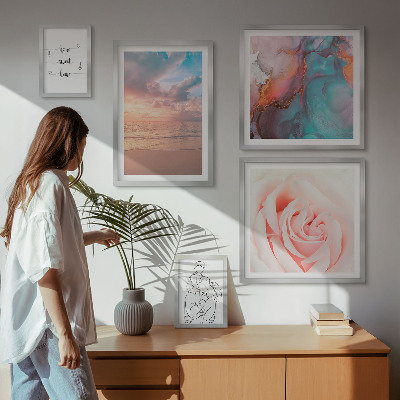 Bildergalerie-set für die wand Romantische Meereslandschaften