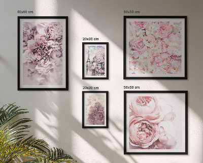 Modernes wandbilder-set Vintage-Blumenarrangements