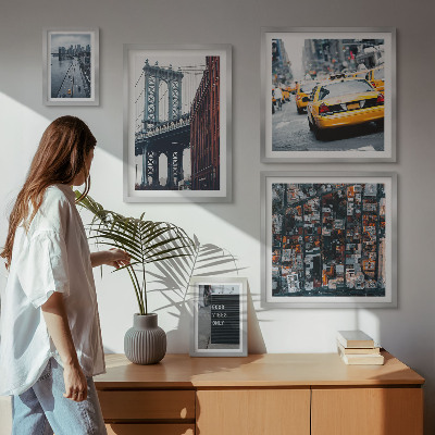 Modernes wandbilder-set Bezaubernde Ausblicke auf New York