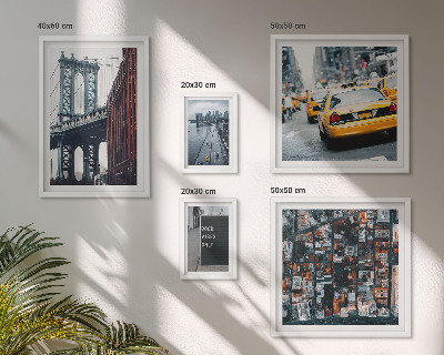 Modernes wandbilder-set Bezaubernde Ausblicke auf New York