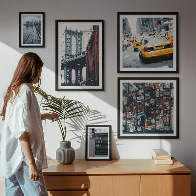 Modernes wandbilder-set Bezaubernde Ausblicke auf New York