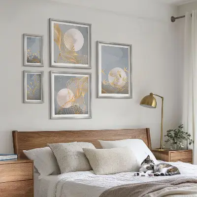 Bildergalerie-Set für die Wand Motiv Harmonie der Natur und Zartheit