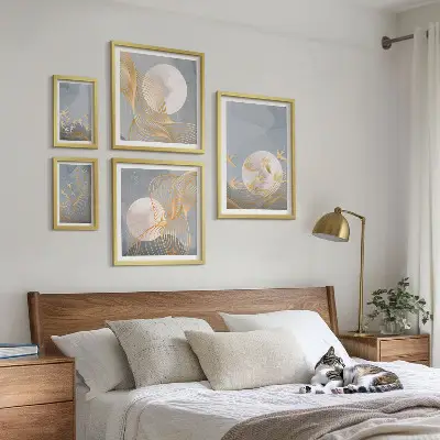 Bildergalerie-Set für die Wand Motiv Harmonie der Natur und Zartheit