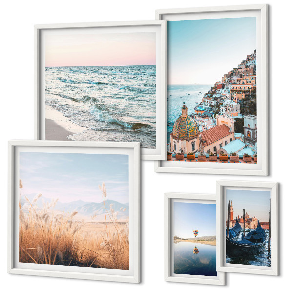 Modernes wandbilder-set Bezaubernder Meerblick