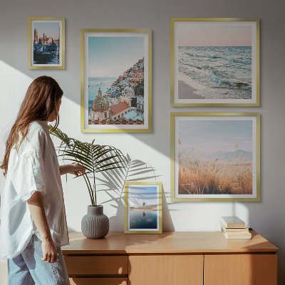 Modernes wandbilder-set Bezaubernder Meerblick
