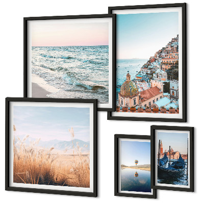 Modernes wandbilder-set Bezaubernder Meerblick