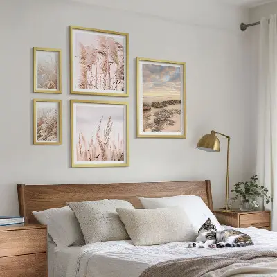 Bilderset für das Sofa Küstenlandschaften mit Sonne