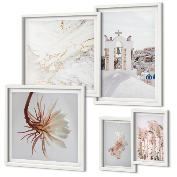 Bildergalerie-set für die wand Stilvolle Ausblicke auf Architektur und Natur