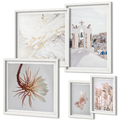 Bildergalerie-set für die wand Stilvolle Ausblicke auf Architektur und Natur