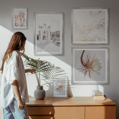 Bildergalerie-set für die wand Stilvolle Ausblicke auf Architektur und Natur