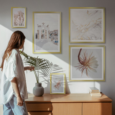 Bildergalerie-set für die wand Stilvolle Ausblicke auf Architektur und Natur