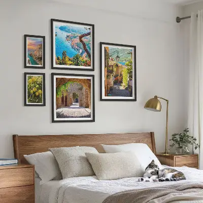 Bildergalerieset für die Wand mit dem Motiv Bezaubernder Meerblick