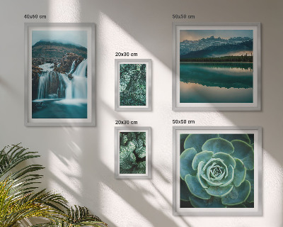 Bildergalerie-set für die wand Grüne Pflanzen, Wasserfälle, Natur