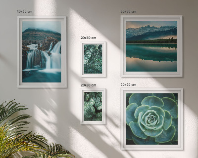 Bildergalerie-set für die wand Grüne Pflanzen, Wasserfälle, Natur