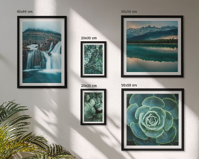 Bildergalerie-set für die wand Grüne Pflanzen, Wasserfälle, Natur