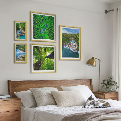 Bildergalerie-set für die wand Wasserfälle, grüne Landschaften