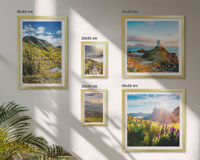 Bildergalerie-set für die wand Berglandschaften Natur