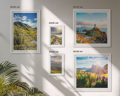 Bildergalerie-set für die wand Berglandschaften Natur