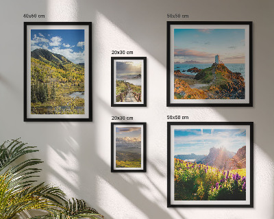 Bildergalerie-set für die wand Berglandschaften Natur