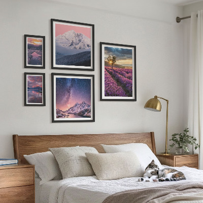 Bilderset fürs sofa Naturlandschaften, Lavendelberge