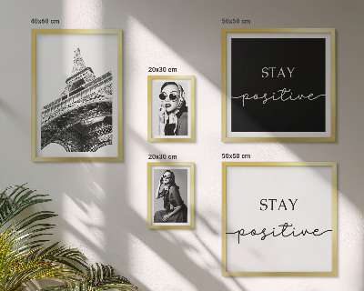 Modernes wandbilder-set Stilvolle Grafikmode aus Paris