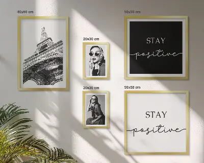 Modernes Wandbilder-Set stilvolle Grafikmotive aus Paris