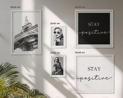 Modernes Wandbilder-Set stilvolle Grafikmotive aus Paris