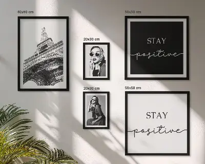 Modernes Wandbilder-Set stilvolle Grafikmotive aus Paris