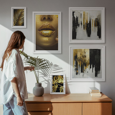 Bildergalerie-set für die wand Glamouröse Pflanzengesichter