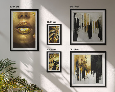 Bildergalerie-set für die wand Glamouröse Pflanzengesichter
