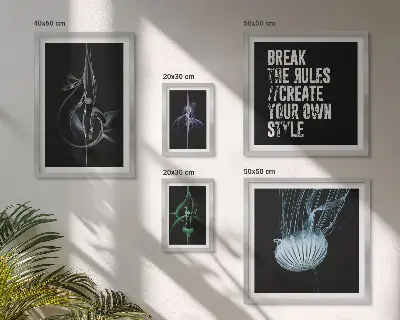 Bildergalerie-Set für die Wand mit abstrakten kreativen Motiven
