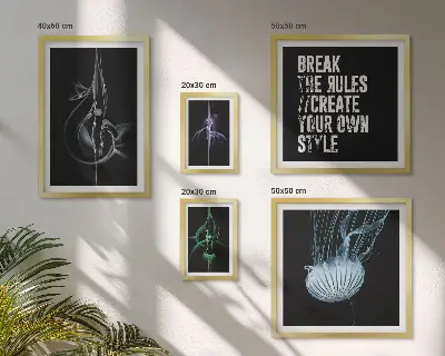 Bildergalerie-Set für die Wand mit abstrakten kreativen Motiven