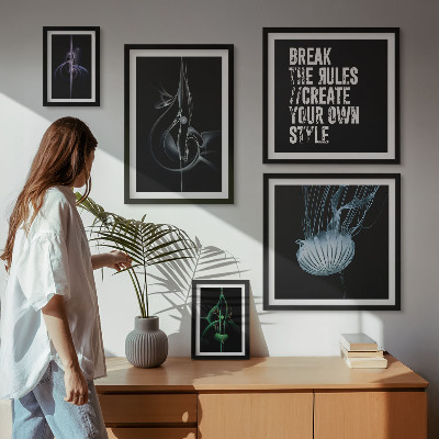 Bildergalerie-set für die wand Abstrakte kreative Motive