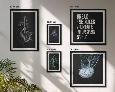 Bildergalerie-Set für die Wand mit abstrakten kreativen Motiven