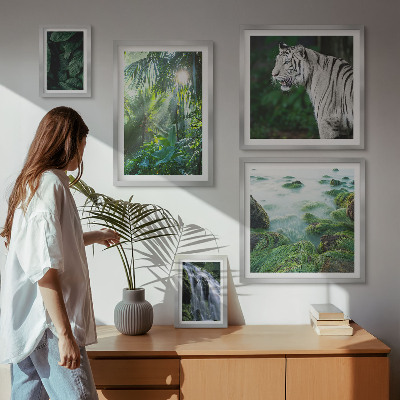 Bilderset fürs sofa Tropische Naturtiere