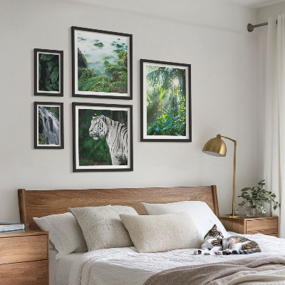Bilderset fürs sofa Tropische Naturtiere