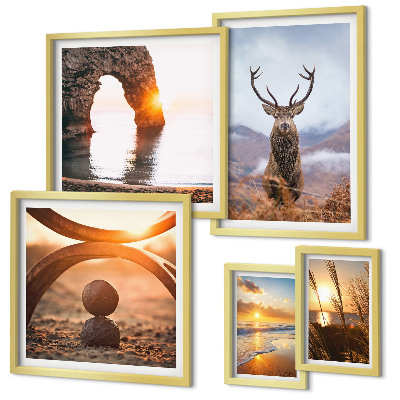 Bildergalerie-set für die wand Natur, Wildtiere, harmonisch
