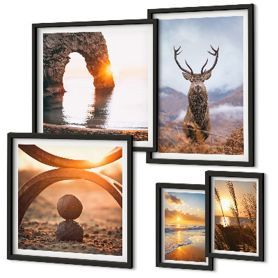 Bildergalerie-set für die wand Natur, Wildtiere, harmonisch