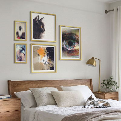 Modernes wandbilder-set Abstraktion von Porträts in der modernen Kunst