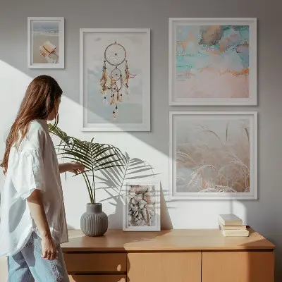 Bildergalerie-Set für die Wand Boho-Träume mit Strand- und Naturmotiven