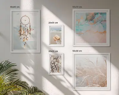 Bildergalerie-Set für die Wand Boho-Träume mit Strand- und Naturmotiven