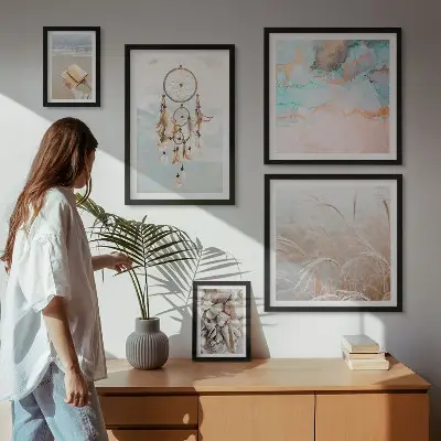 Bildergalerie-Set für die Wand Boho-Träume mit Strand- und Naturmotiven