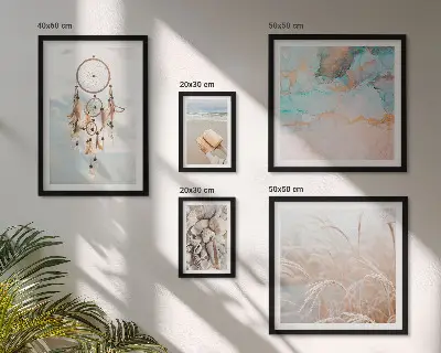 Bildergalerie-Set für die Wand Boho-Träume mit Strand- und Naturmotiven