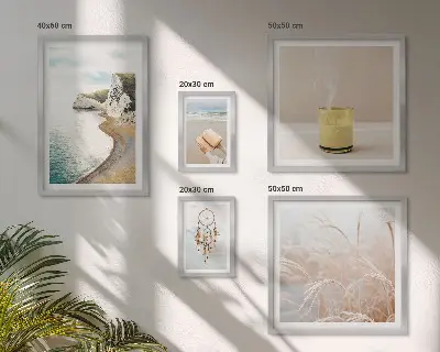 Bildergalerie-Set für die Wand mit entspannenden Buchmotiven