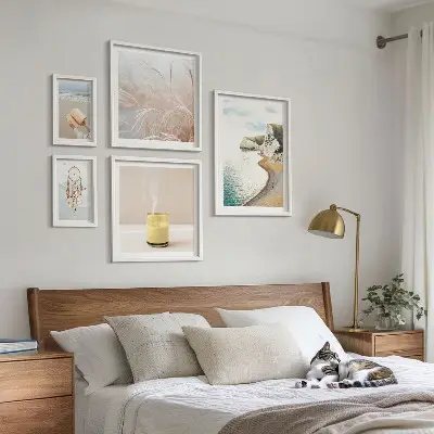 Bildergalerie-Set für die Wand mit entspannenden Buchmotiven